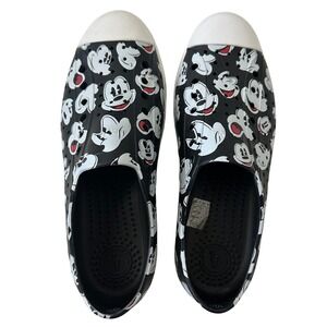 Native Unisex Shoes Mickey Mouse Print Water Shoes Size M9/W11